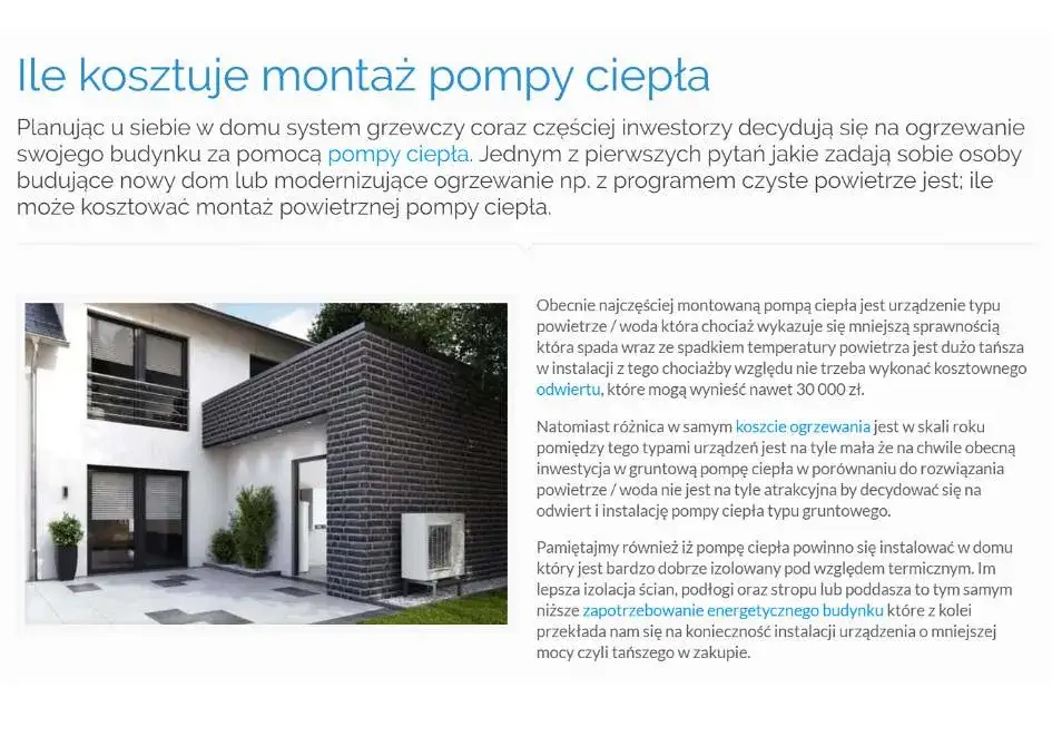 Zdjęcie Ile kosztuje założenie pompy ciepła? Odkryj ukryte koszty i dotacje